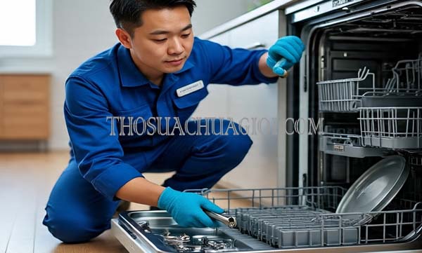 Thợ sửa máy rửa chén phường Hố Nai mới giá rẻ 20 phút có mặt