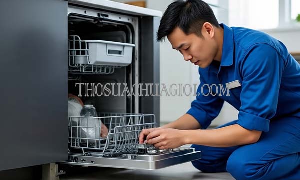 sửa máy rửa chén phường long hưng
