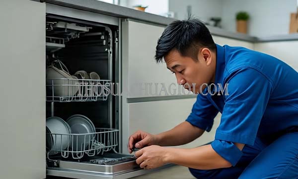 sửa máy rửa chén phường trảng dài