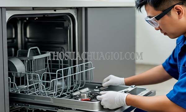 sửa máy rửa chén phường xuân lập uy tín