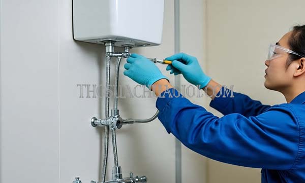 Thợ sửa máy tắm nước nóng tại Thanh Khê giá rẻ 20 phút có mặt