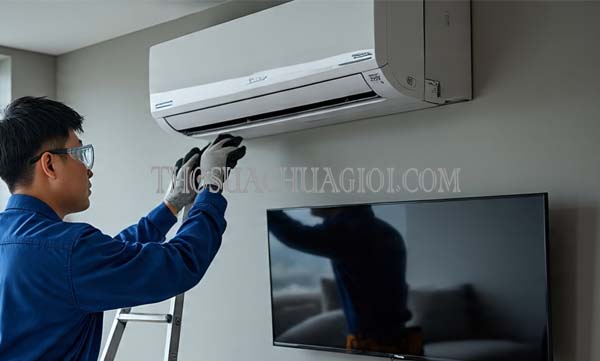 Thợ tháo lắp máy lạnh phường Bình Thọ cũ uy tín 15 phút đến nơi