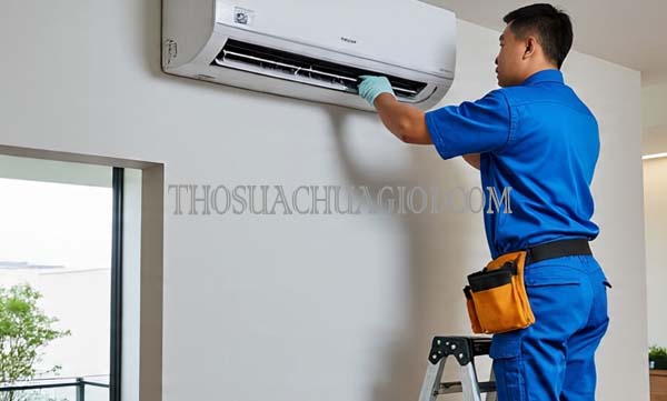 Thợ tháo lắp máy lạnh phường Phú Mỹ cũ giá rẻ 20 phút có mặt