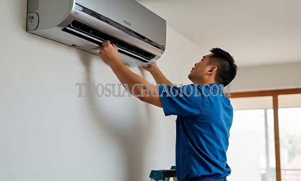 Thợ tháo lắp máy lạnh phường Phú Trung cũ chất lượng 25 phút có