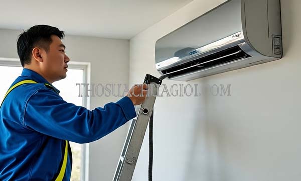 tháo lắp máy lạnh phường tân phong giá rẻ