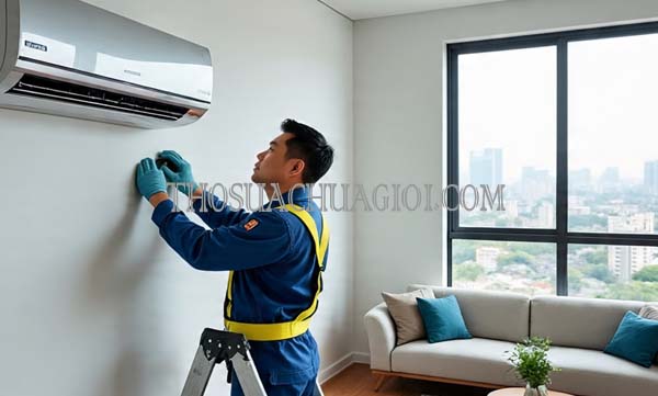 tháo lắp máy lạnh xã hòa phú uy tín