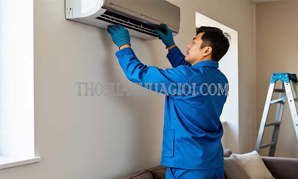 Thợ tháo lắp máy lạnh xã Lê Minh Xuân cũ chất lượng 25 phút có
