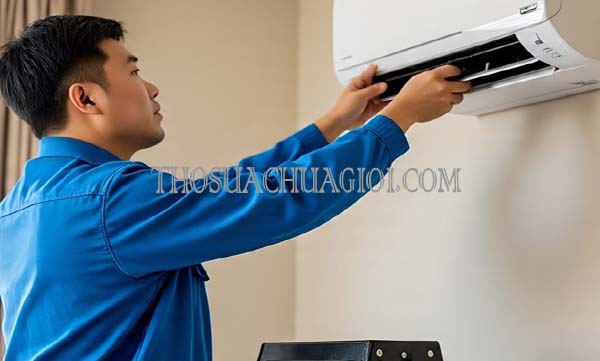 tháo lắp máy lạnh xã long thới