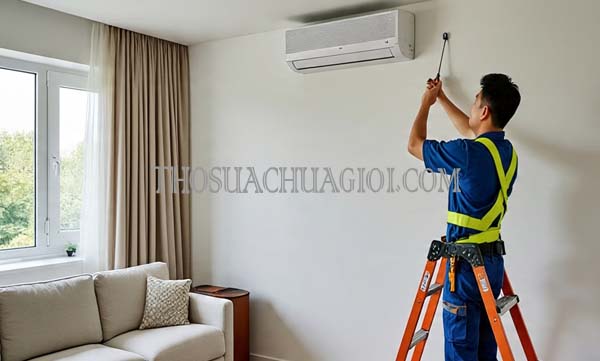 tháo lắp máy lạnh xã phước thạnh giá rẻ