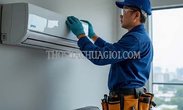 tháo lắp máy lạnh xã tân kiên