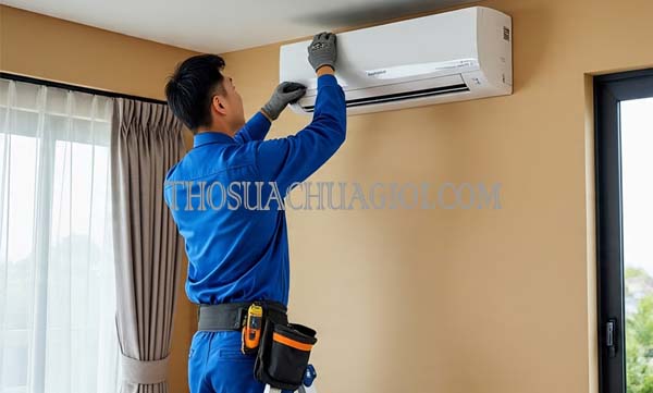 Thợ tháo lắp máy lạnh xã Tân Phú Trung cũ chất lượng 25 phút có