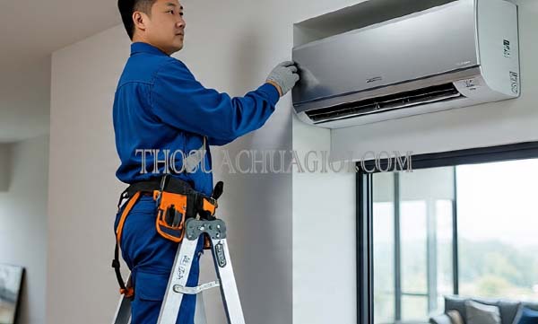 tháo lắp máy lạnh xã tân thạnh đông giá rẻ