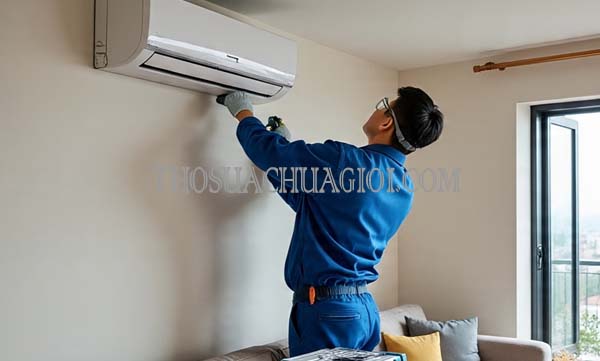 Thợ tháo lắp máy lạnh xã Tân Xuân cũ liên hệ 10 phút có