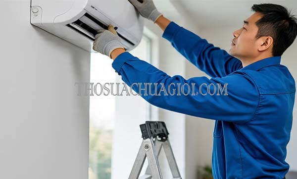 tháo lắp máy lạnh xã trung an giá rẻ