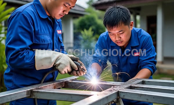 thợ hàn sắt inox phường Tây Thạnh