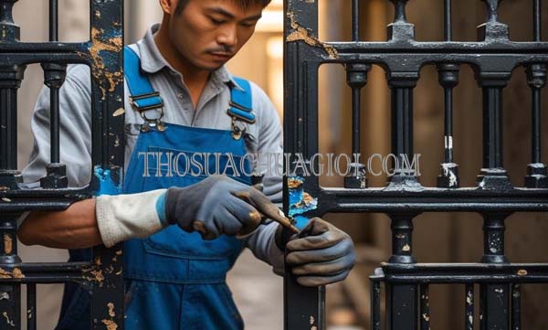 thợ sửa cửa sắt phường hiệp thành giá rẻ