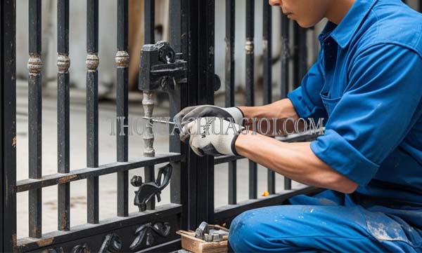 Thợ sửa cửa sắt phường Phú Trung cũ liên hệ 10 phút có