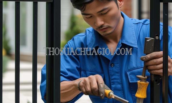 Thợ sửa cửa sắt phường Sơn Kỳ cũ uy tín 15 phút đến nơi