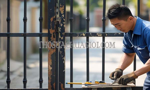 Thợ sửa cửa sắt phường Tân Kiểng cũ uy tín 15 phút đến nơi