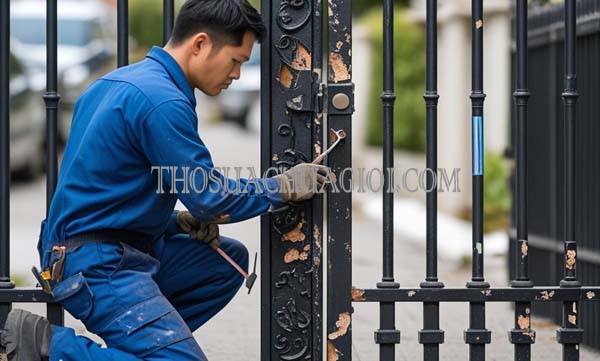 Thợ sửa cửa sắt phường Tân Phong cũ chất lượng 25 phút có
