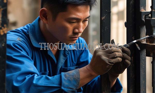 Thợ sửa cửa sắt phường Tân Thới Hòa cũ chất lượng 25 phút có