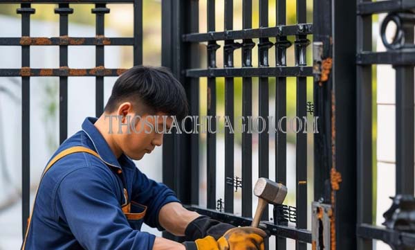 Thợ sửa cửa sắt phường Trường Thạnh cũ liên hệ 10 phút có