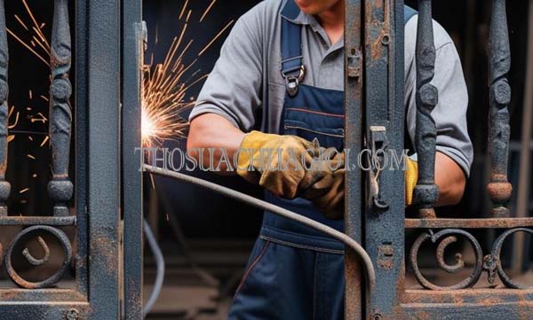 Thợ sửa cửa sắt xã Hòa Phú cũ chất lượng 25 phút có