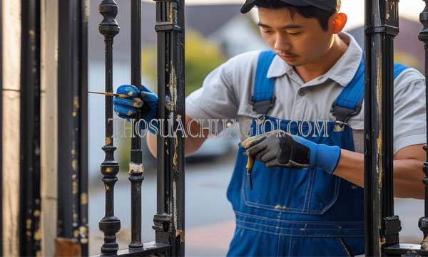 Thợ sửa cửa sắt xã Lê Minh Xuân cũ giá rẻ 15 phút đến nơi