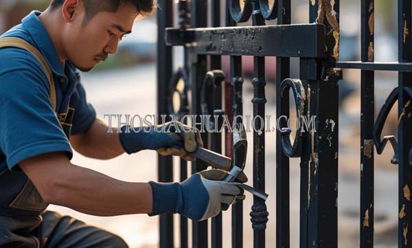 Thợ sửa cửa sắt xã Long Thới cũ liên hệ 10 phút có