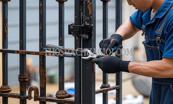 Thợ sửa cửa sắt xã Phong Phú cũ giá rẻ 20 phút có mặt