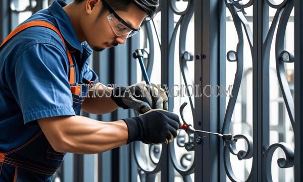 thợ sửa cửa sắt xã phước lộc giá rẻ