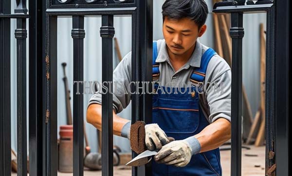 thợ sửa cửa sắt xã tân kiên giá rẻ