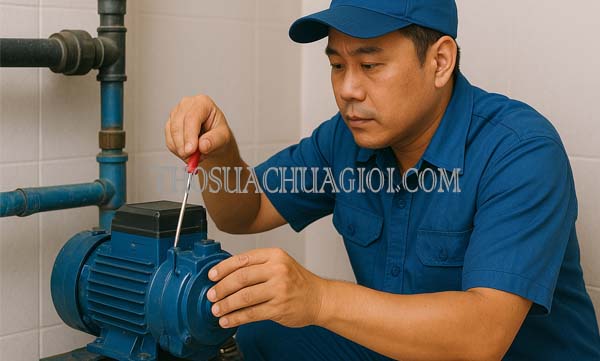 Thợ sửa máy bơm nước tại Liên Chiểu liên hệ 10 phút có
