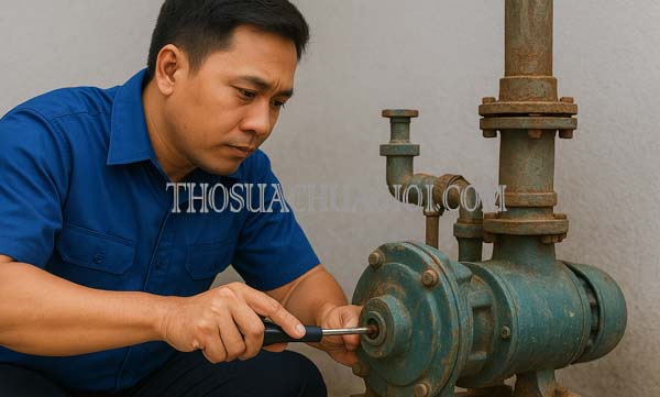 thợ sửa máy bơm nước tại sơn trà