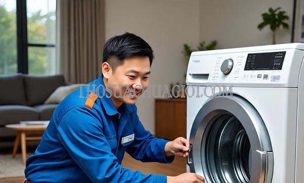 thợ sửa máy giặt tại điện bàn giá rẻ