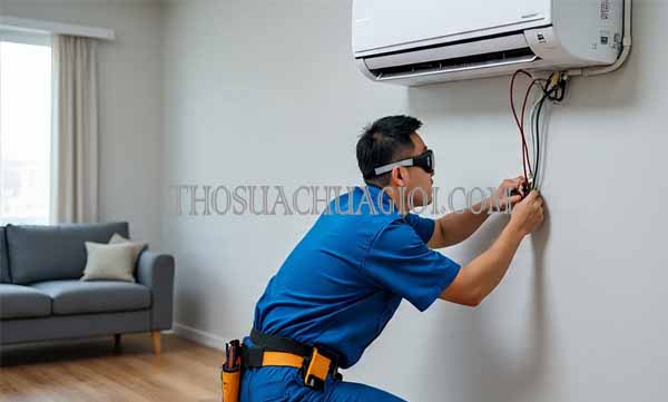 Thợ sửa máy lạnh tại Cần Giuộc uy tín 15 phút có mặt