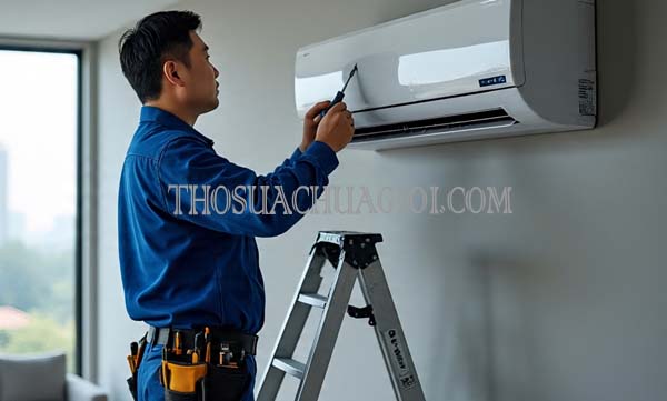 Thợ sửa máy lạnh tại chung cư Him Lam Chợ Lớn giá rẻ 20 phút có mặt