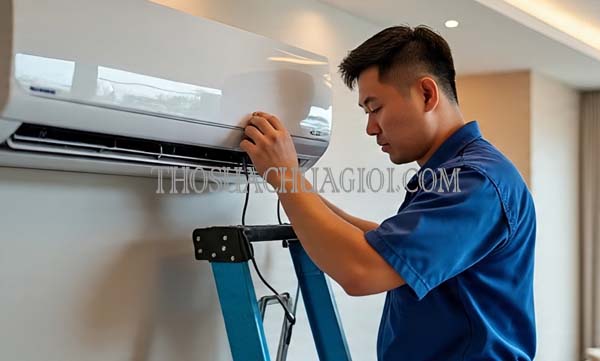 Thợ sửa máy lạnh phường Bình Long mới gọi 30 phút có mặt