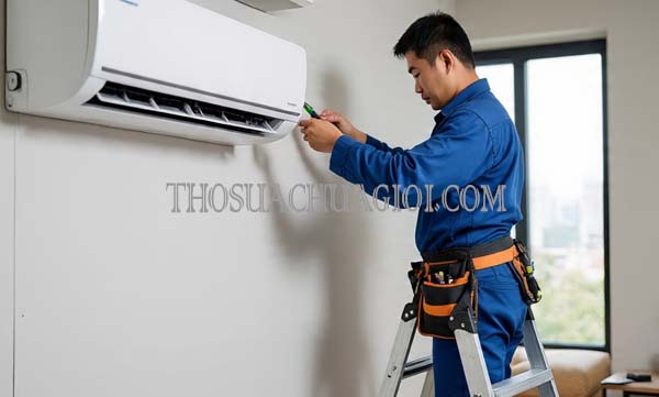 Thợ sửa máy lạnh tại chung cư Masteri An Phú 30 phút có mặt