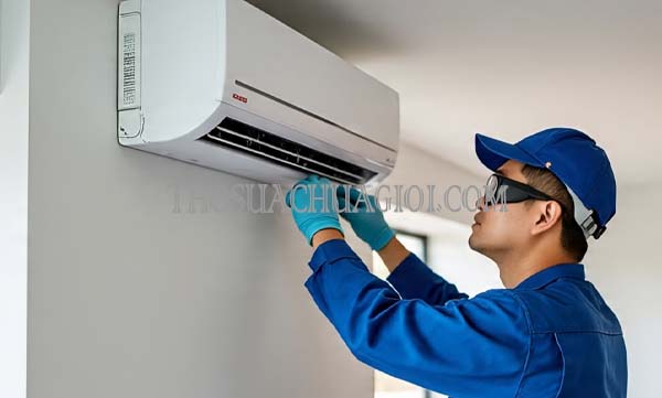 Thợ sửa máy lạnh tại chung cư Masteri Thảo điền chất lượng 25 phút có