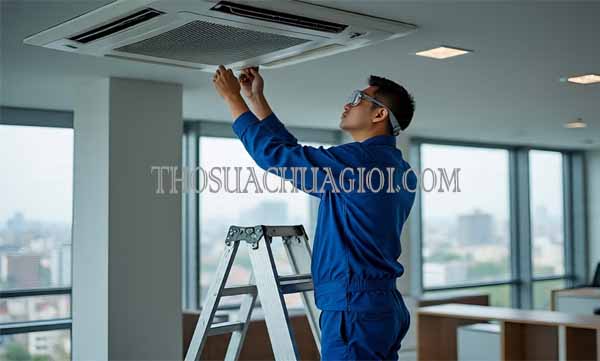 Thợ sửa máy lạnh tại Cẩm Lệ uy tín 15 phút có mặt