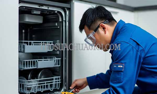 thợ sửa máy rửa chén ở Phủ Lý