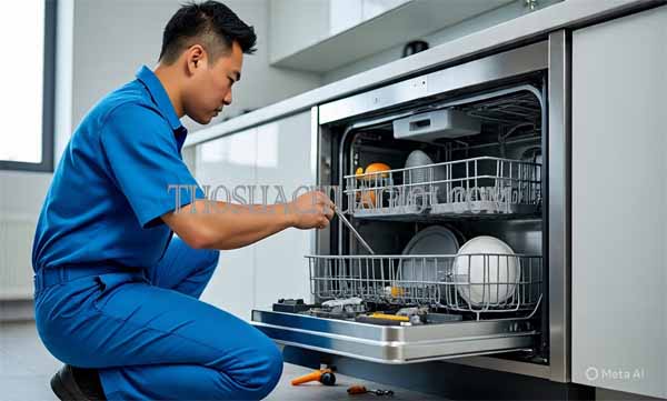Thợ sửa máy rửa chén ở Tuy Hòa