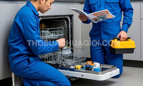 Thợ sửa máy rửa chén phường Bến Thành