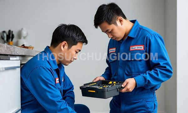Thợ sửa máy rửa chén phường Bình Hòa