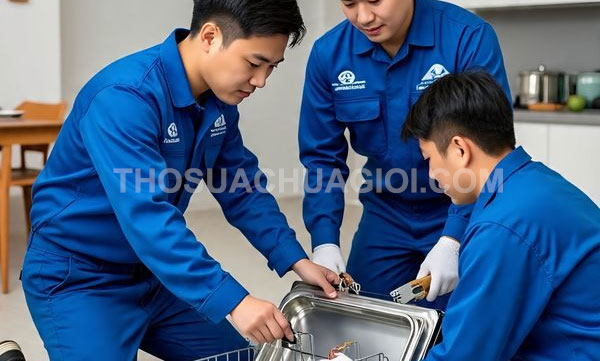 Thợ sửa máy rửa chén phường Bình Lợi Trung