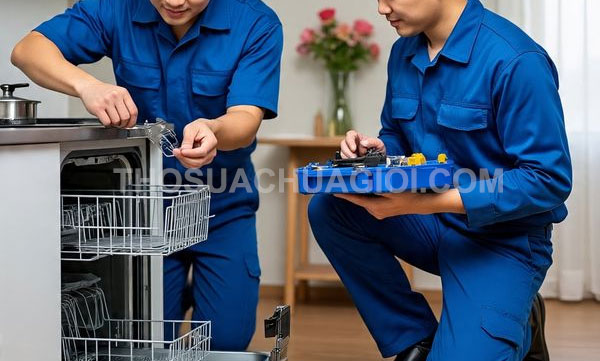 Thợ sửa máy rửa chén phường Bình Quới