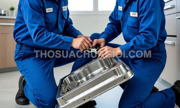 Thợ sửa máy rửa chén phường Bình Tây mới liên hệ 20 phút có