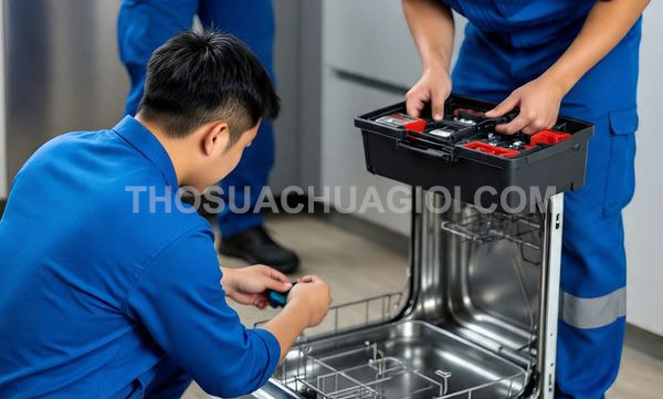 Thợ sửa máy rửa chén phường Đông Hưng Thuận