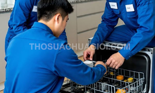 Thợ sửa máy rửa chén tại Gò Vấp